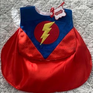 Baby superhero cape bib